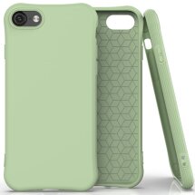 Защитный чехол Deexe Soft Cover для Apple iPhone SE 2 / 3 (2020 / 2022) / iPhone 8 / iPhone 7 - Light Green: фото 1 из 6