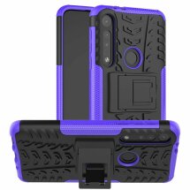 Захисний чохол UniCase Hybrid X для Motorola Moto G8 Play - Purple: фото 1 з 8