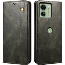 Захисний чохол UniCase Leather Wallet для Motorola Edge 40 - Green: фото 1 з 7