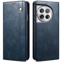 Защитный чехол UniCase Leather Wallet для OnePlus 12R / Ace 3 - Blue: фото 1 из 7