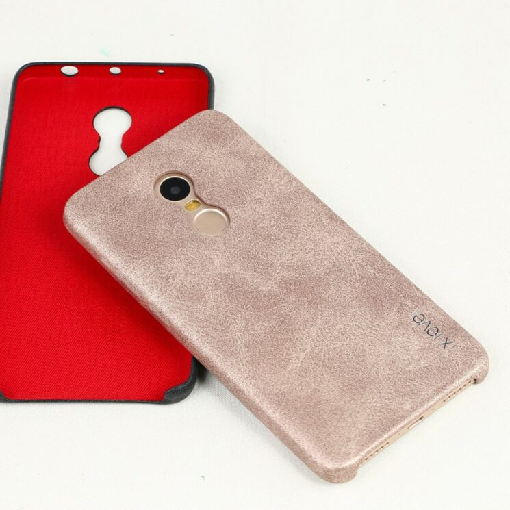 Захисний чохол X-LEVEL Vintage для Xiaomi Redmi Note 4 - Gold: фото 3 з 6