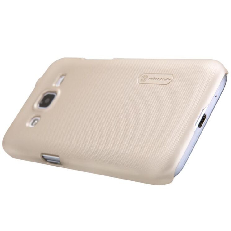 Пластиковая накладка NILLKIN Frosted Shield для Samsung Galaxy Core Prime (G360/361) - Gold: фото 2 из 14