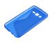 Силиконовая накладка Deexe S Line для Samsung Galaxy J5 (J500) - Blue (110505L). Фото 6 из 7
