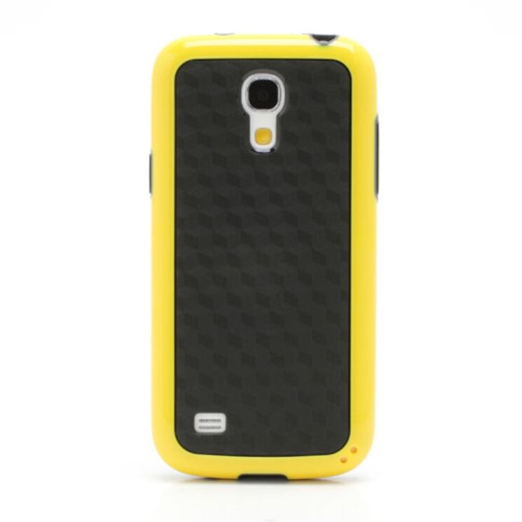Защитный чехол Deexe Cube Pattern для Samsung Galaxy S4 mini (i9190) - Yellow: фото 2 из 5