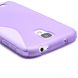 Силиконовая накладка Deexe S Line для Samsung Galaxy S4 (i9500) - Purple (GS4-9583V). Фото 3 из 5
