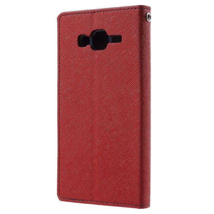 Чехол Mercury Fancy Diary для Samsung Galaxy J7 (J700) / J7 Neo (J701) - Red: фото 2 из 9