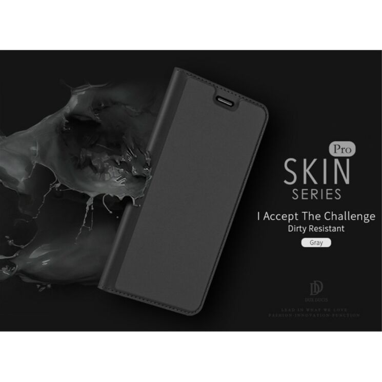 Чохол-книжка DUX DUCIS Skin Pro для LG Q6 - Grey: фото 9 з 25