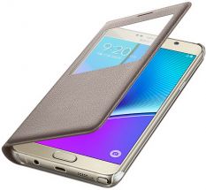 S View Cover! Чехол для Samsung Galaxy Note 5 (N920) EF-CN920P - Gold: фото 1 из 7