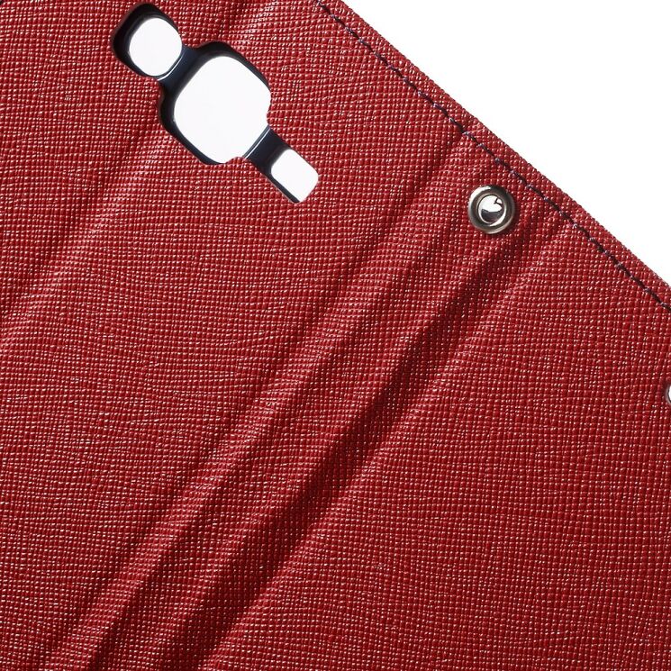 Чехол Mercury Fancy Diary для Samsung Galaxy J7 (J700) / J7 Neo (J701) - Red: фото 6 из 9