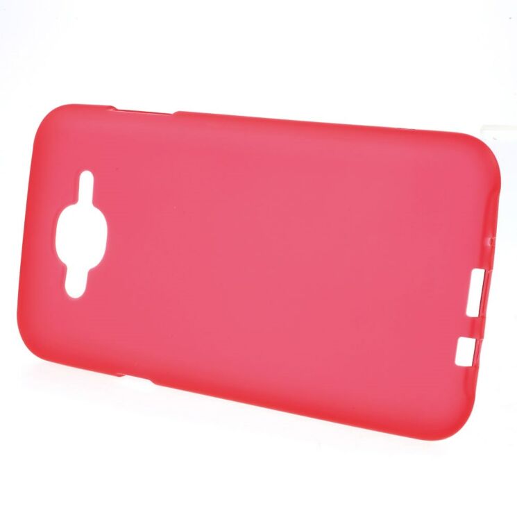 Силиконовая накладка Deexe Frosted Case для Samsung Galaxy J7 (J700) / J7 Neo (J701) - Red: фото 2 из 6