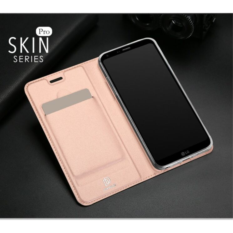 Чохол-книжка DUX DUCIS Skin Pro для LG Q6 - Rose Gold: фото 24 з 25