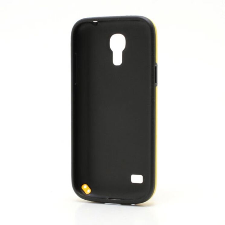 Защитный чехол Deexe Cube Pattern для Samsung Galaxy S4 mini (i9190) - Yellow: фото 4 из 5