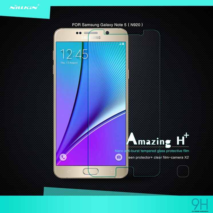 Защитное стекло NILLKIN Amazing H+ для Samsung Galaxy Note 5 (N920): фото 2 из 11