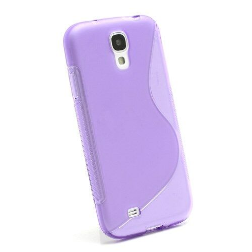 Силиконовая накладка Deexe S Line для Samsung Galaxy S4 (i9500) - Purple: фото 2 з 5