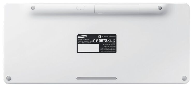 Ультракомпактна клавіатура Samsung для планшетів та смартфонів EJ-BT230RWEGRU: фото 6 з 6