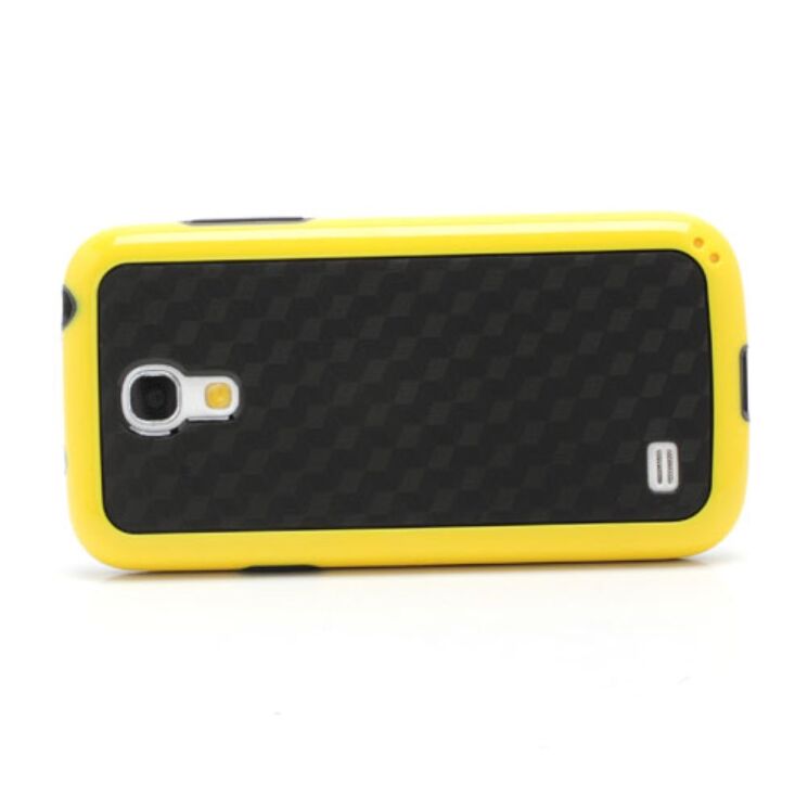 Защитный чехол Deexe Cube Pattern для Samsung Galaxy S4 mini (i9190) - Yellow: фото 3 из 5
