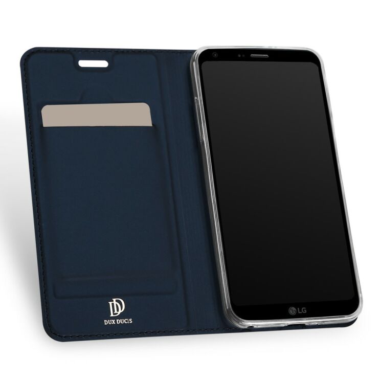 Чехол-книжка DUX DUCIS Skin Pro для LG Q6 - Dark Blue: фото 3 из 25