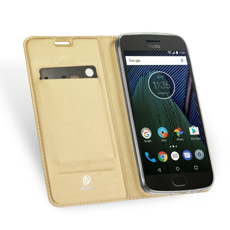 Чохол DUX DUCIS Skin Pro для Motorola Moto G5 - Gold: фото 3 з 12