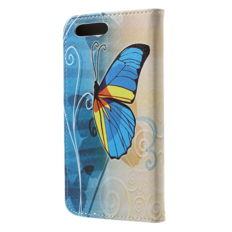 Чехол-книжка Deexe Color Wallet для Asus ZenFone 4 (ZE554KL) - Blue Butterfly: фото 2 из 5