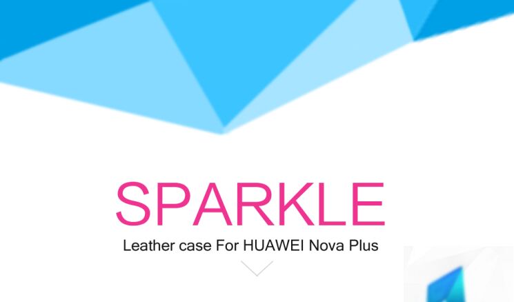 Чохол-книжка NILLKIN Sparkle Series для Huawei Nova Plus - Black: фото 8 з 18