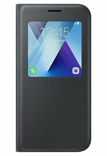 Чехол-книжка S View Standing Cover для Samsung Galaxy A5 2017 (A520) EF-CA520PBEGRU - Black: фото 1 из 7