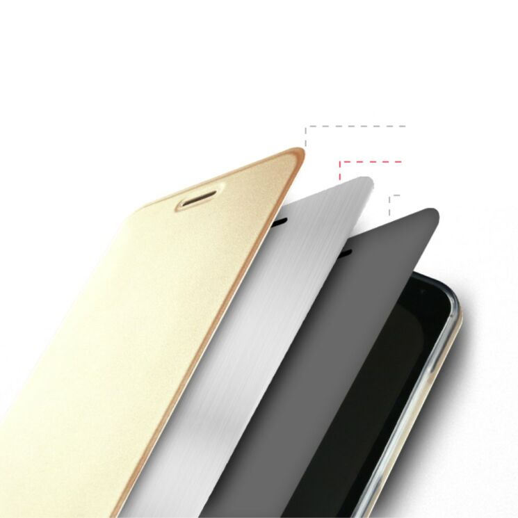 Чехол MOFI Flip Cover для Samsung Galaxy J7 (J700) / J7 Neo (J701) - Gold: фото 5 из 9
