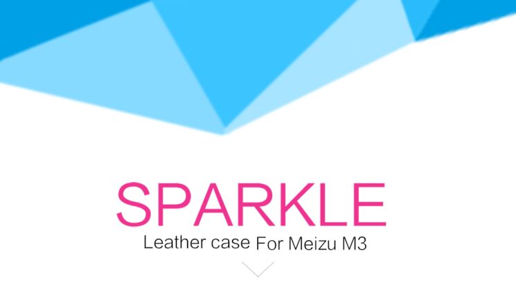 Чехол-книжка NILLKIN Sparkle Series для Meizu M3 / M3s - Black: фото 8 из 15