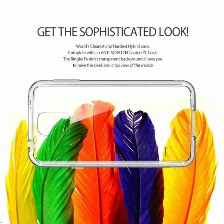 Чехол Ringke Fusion для Samsung Galaxy S5 (G900) - Transparent: фото 7 из 7