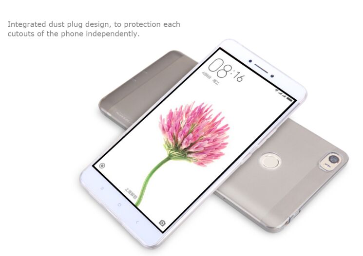 Силиконовая накладка NILLKIN Nature TPU для Xiaomi Mi Max - Gray: фото 13 з 17