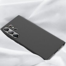 Силиконовый чехол X-LEVEL Matte для Samsung Galaxy S23 Ultra (S918) - Black: фото 1 из 6
