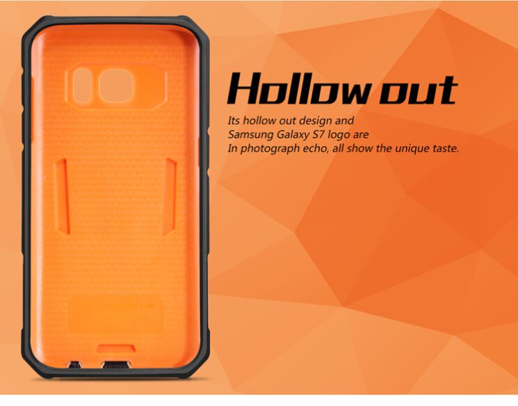 Захисна накладка NILLKIN Defender II для Samsung Galaxy S7 (G930) - Orange: фото 13 з 20