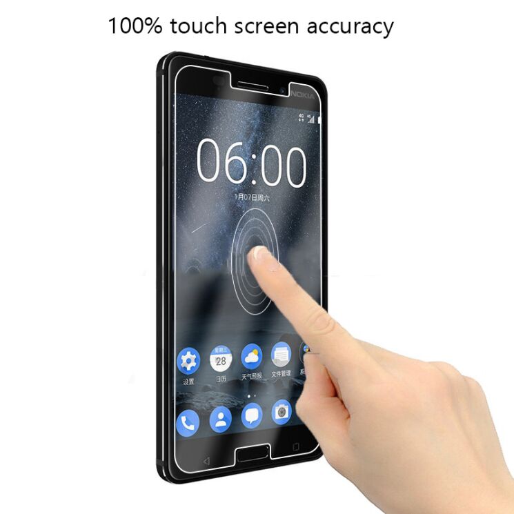 Защитное стекло Deexe Crystal Glass для Nokia 5: фото 3 из 4