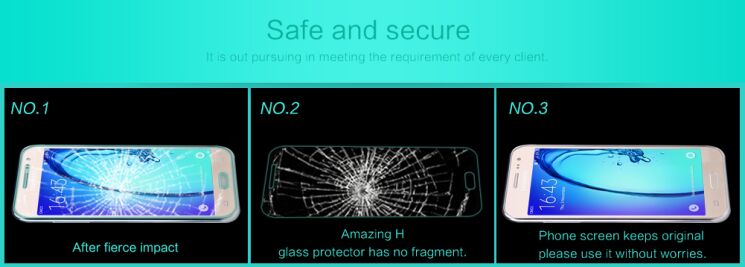 Защитное стекло NILLKIN Amazing H для Samsung Galaxy J3 2016 (J320): фото 10 из 14