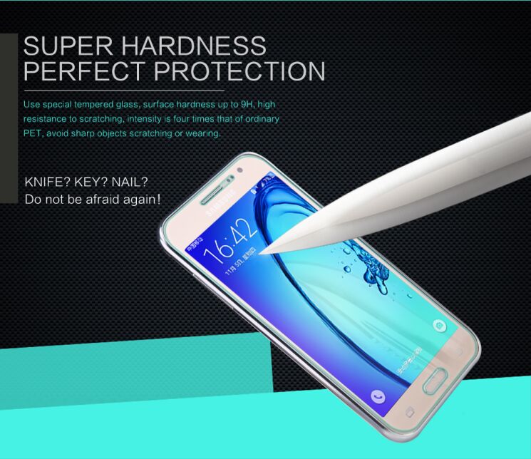 Защитное стекло NILLKIN Amazing H для Samsung Galaxy J3 2016 (J320): фото 5 из 14