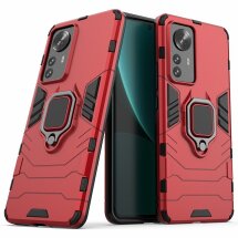 Захисний чохол Deexe Hybrid Case для Xiaomi 12 Pro - Red: фото 1 з 8