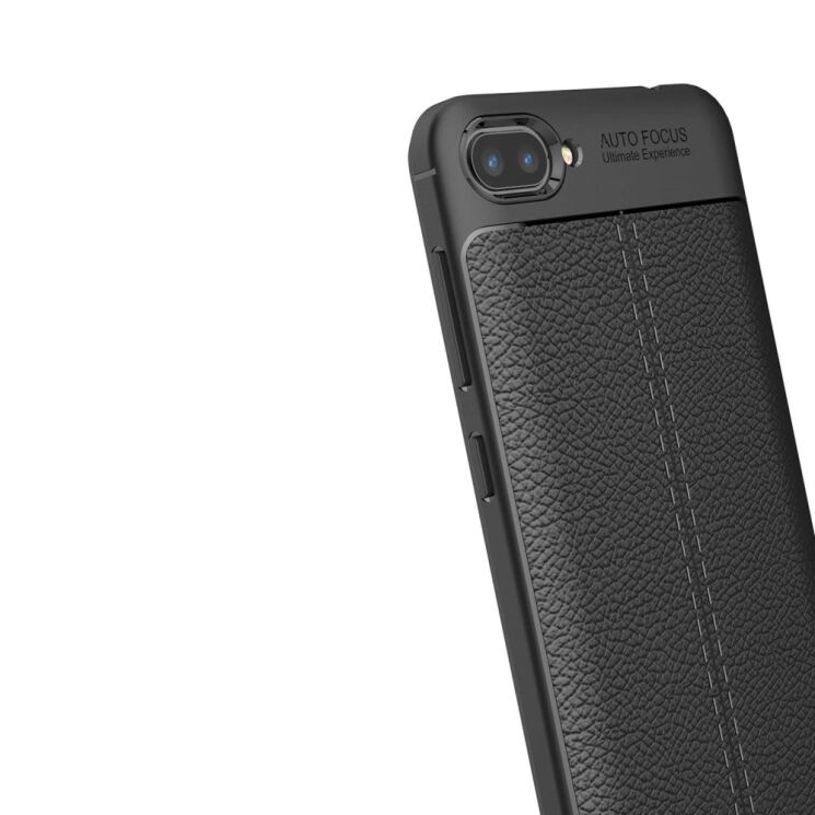 Захисний чохол Deexe Leather Cover для Asus ZenFone 4 Max (ZC554KL) - Black: фото 6 з 11