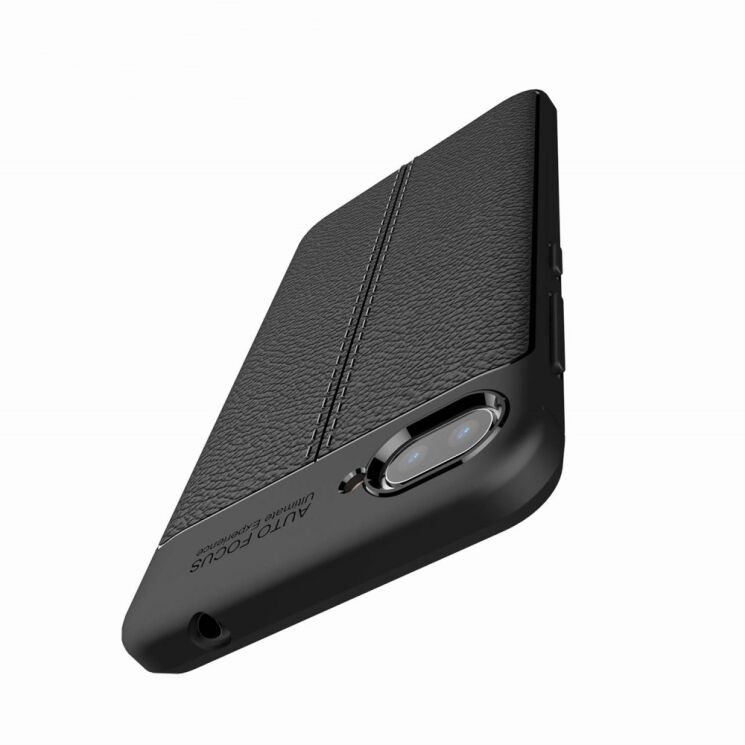 Захисний чохол Deexe Leather Cover для Asus ZenFone 4 Max (ZC554KL) - Black: фото 9 з 11