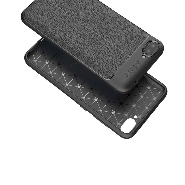 Захисний чохол Deexe Leather Cover для Asus ZenFone 4 Max (ZC554KL) - Gray: фото 11 з 11