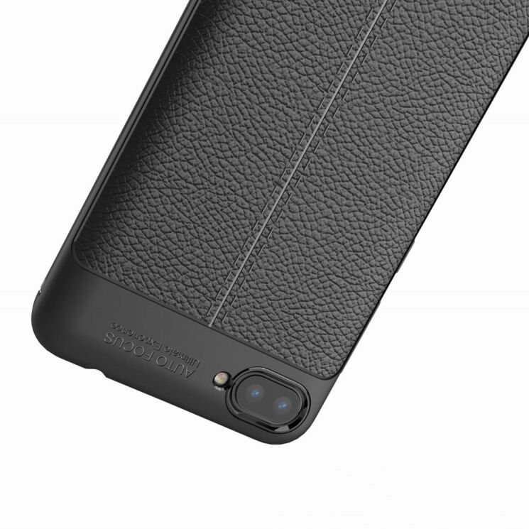 Защитный чехол Deexe Leather Cover для Asus ZenFone 4 Max (ZC554KL) - Black: фото 10 из 11