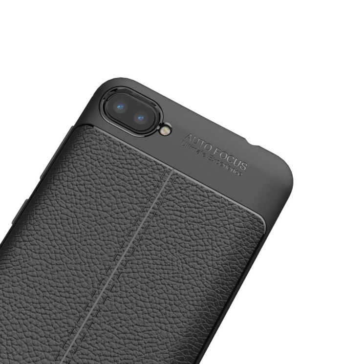 Захисний чохол Deexe Leather Cover для Asus ZenFone 4 Max (ZC554KL) - Black: фото 7 з 11