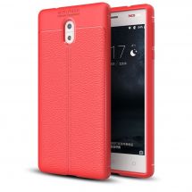 Защитный чехол Deexe Leather Cover для Nokia 3 - Red: фото 1 из 11
