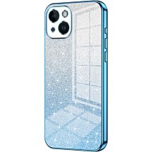 Защитный чехол Deexe Sparkles Cover для Apple iPhone 14 - Blue: фото 1 из 7