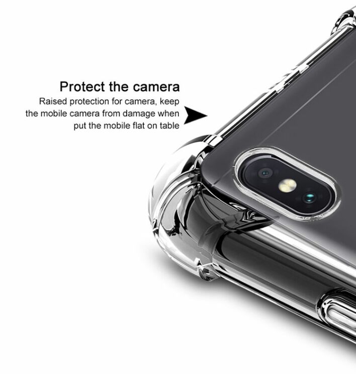 Защитный чехол IMAK Airbag MAX Case для Xiaomi Redmi Note 5 / Note 5 Pro - Transparent: фото 9 из 11