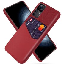 Захисний чохол KSQ Business Pocket для Xiaomi 12T / 12T Pro - Red: фото 1 з 4