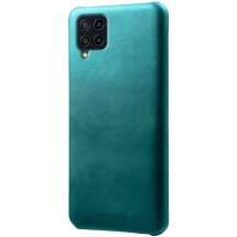 Защитный чехол KSQ Leather Cover для Samsung Galaxy M22 (M225) / Galaxy M32 (M325) - Green: фото 1 из 4