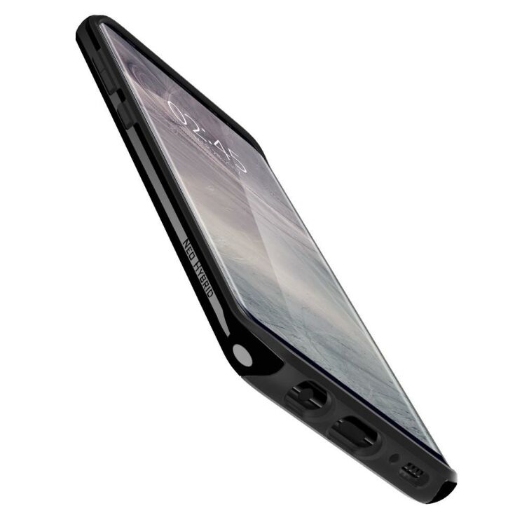 Захисний чохол Spigen SGP Neo Hybrid для Samsung Galaxy S8 Plus (G955) - Shiny Black: фото 4 з 13