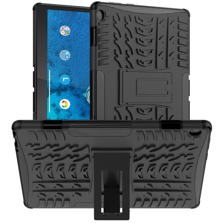 Захисний чохол UniCase Combo для Lenovo Tab M10 X605 - Black: фото 1 з 9