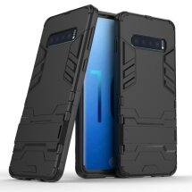 Защитный чехол UniCase Hybrid для Samsung Galaxy S10 - All Black: фото 1 из 9