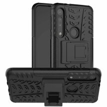 Захисний чохол UniCase Hybrid X для Motorola Moto G8 Play - Black: фото 1 з 13