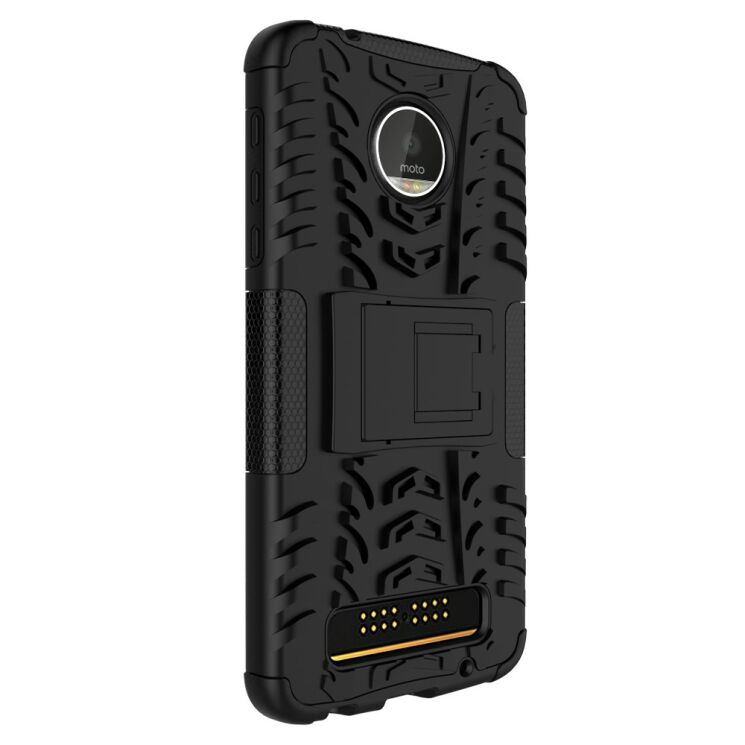 Защитный чехол UniCase Hybrid X для Motorola Moto Z Play - Black: фото 8 из 10